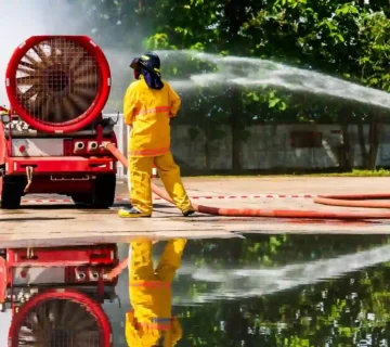 نظام اطفاء الحريق بالماء