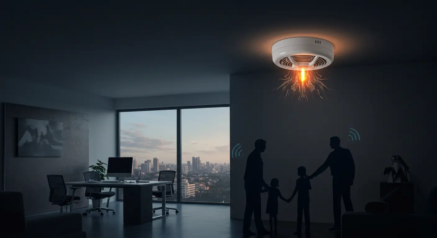 أهمية كاشف الدخان درعك الأول للحماية من الحرائق