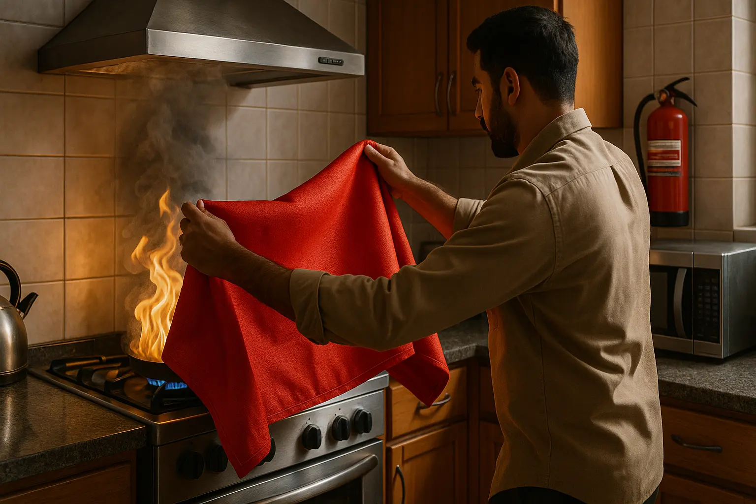 كل ما تحتاج معرفته عن بطانية إخماد الحريق دليلك الكامل من دار الحماية