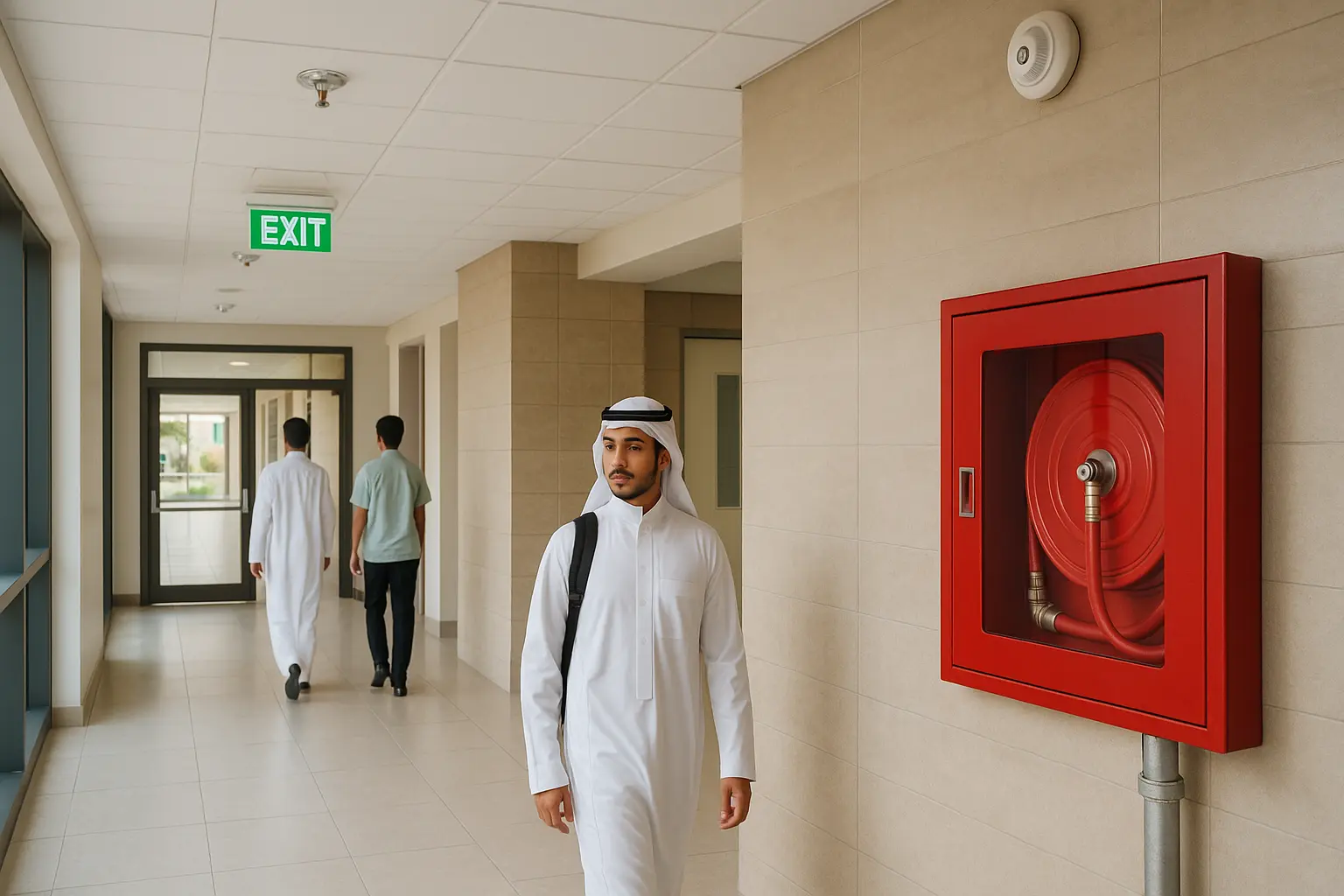 تصميم نظام مكافحة الحرائق للمباني التعليمية