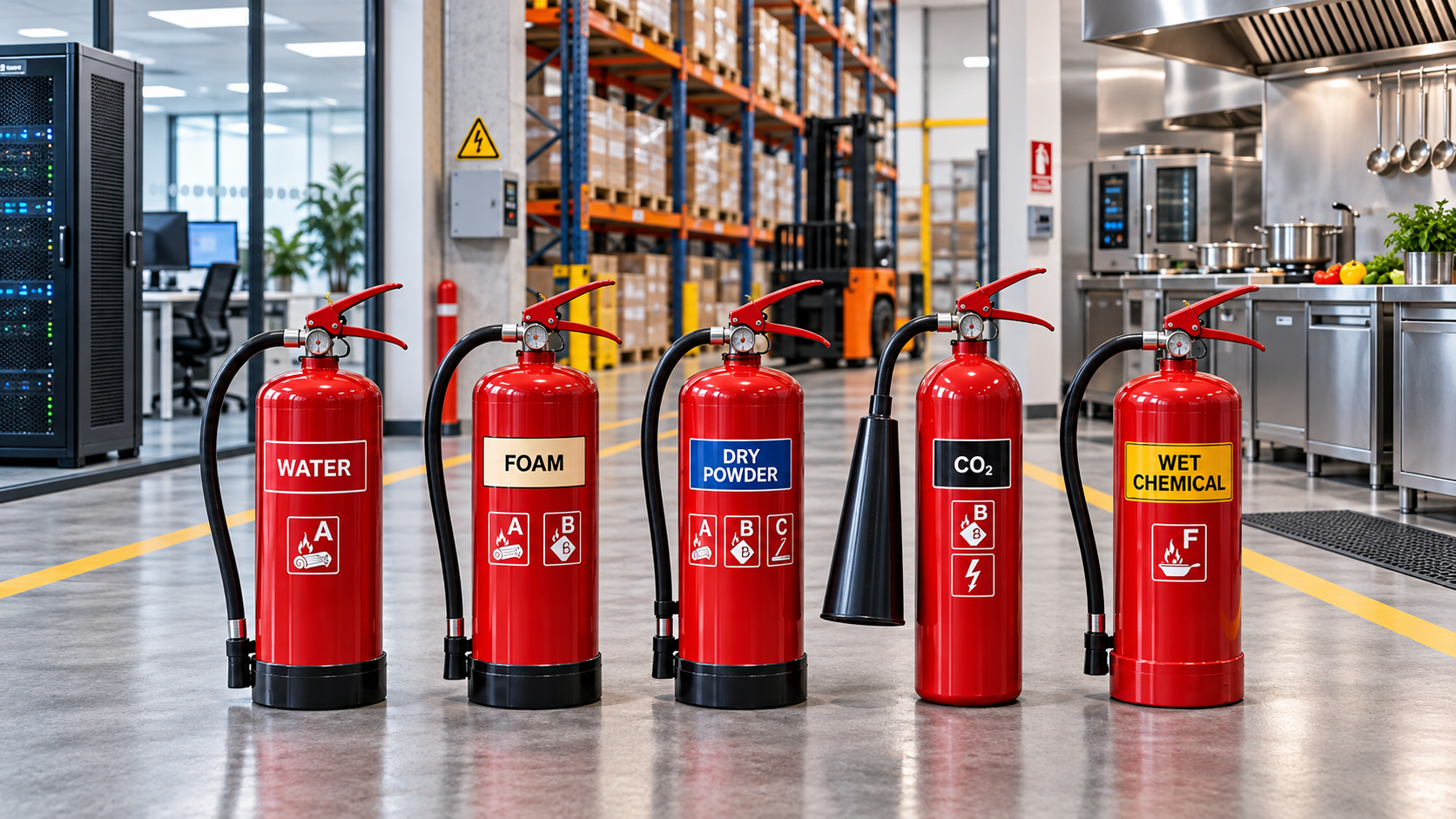 Types of Fire Extinguishers and Their Uses